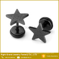 Factory Good Price Fashion Star Steel Fake Plugs Jewelry For Unisex